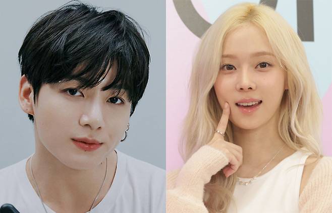 방탄소년단 정국과 에스파 윈터. 빅히트뮤직·연합뉴스