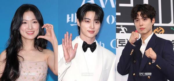 ▲ ‘글로벌 팬스 초이스 어워즈'(GFCA') 올해의 K-드라마 스타 부문에 노미네이트된 김혜윤, 변우석, 박보검(왼쪽부터). ⓒ스포티비뉴스DB