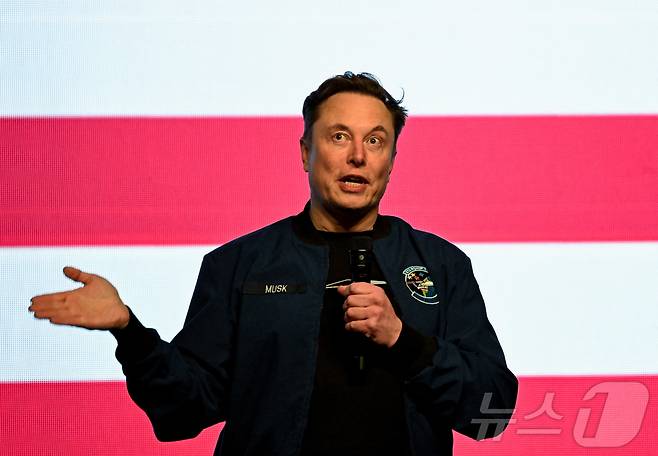 일론 머스크 테슬라 CEO가 30일(현지시간) 위스콘신주 그린베이에서 열린 보수 성향의 대법관 후보를 지지하는 집회에 참석해 연설을 하고 있다. 2025.03.31 ⓒ 로이터=뉴스1 ⓒ News1 우동명 기자