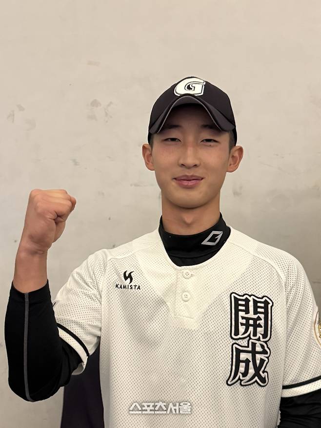 개성고 강영은이 포즈를 취하고 있다. 방이 | 박연준 기자 duswns0628@sportsseoul.com