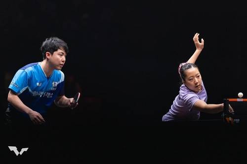 신유빈과 임종훈. 사진=WTT SNS