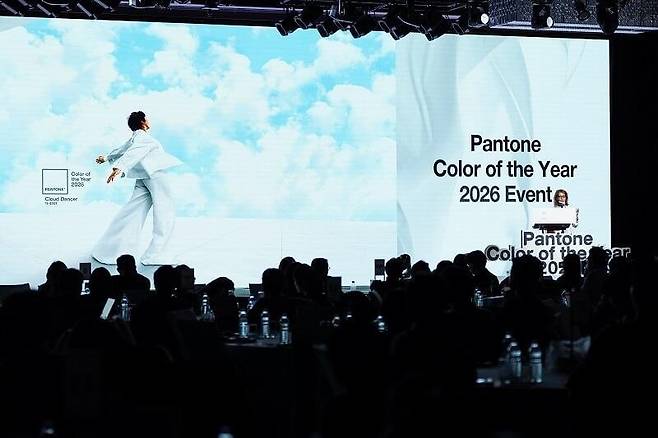 팬톤 올해의 색 서울 론칭 행사 현장. 사진=팬톤 제공