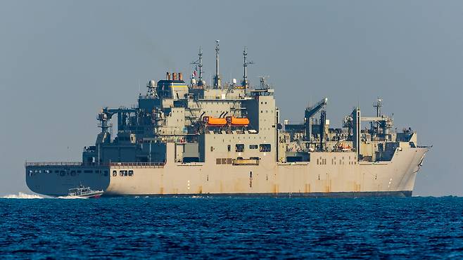 미국 USNS 어밀리아 에어하트 함. 미 해군 해상수송사령부 제공