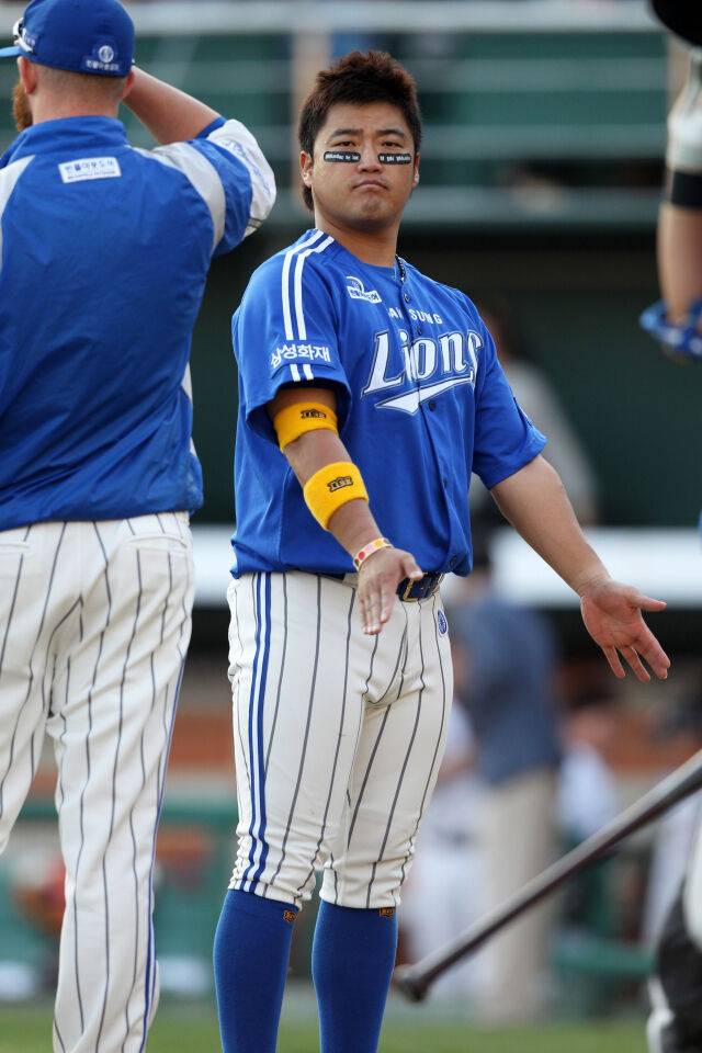 현역 시절 박석민 코치./삼성 라이온즈