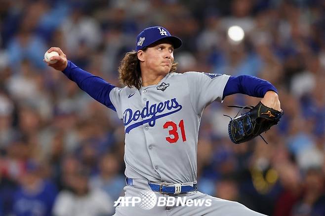 LA 다저스 에이스 타일러 글래스노우. /AFPBBNews=뉴스1