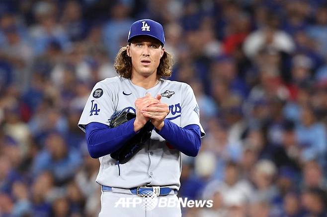 LA 다저스 에이스 타일러 글래스노우. /AFPBBNews=뉴스1