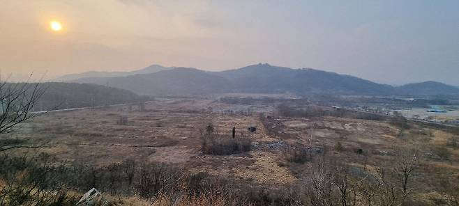 세종시 6-1생활권 전경. 디지털 미디어단지가 들어설 예정이다. 사진=이희택 기자.
