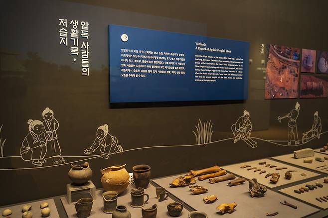 ▲ 임당유적전시관 내부