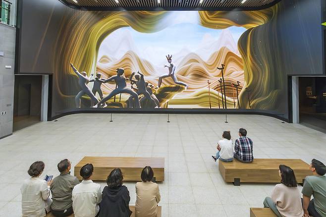 ▲ 임당유적전시관 내부