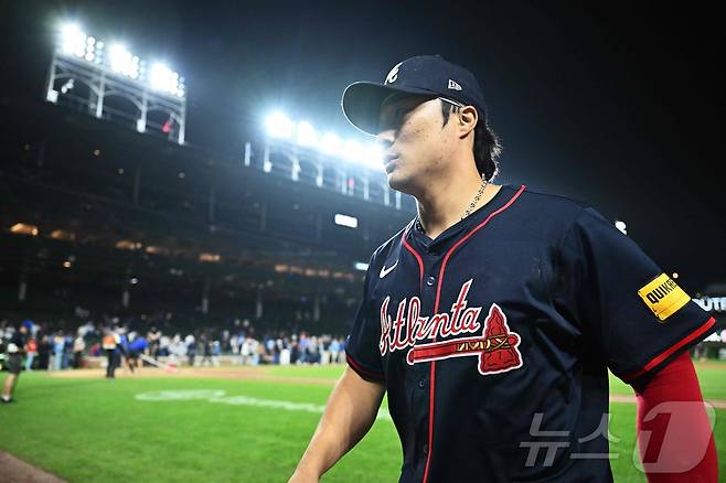 김하성이 내년 시즌에도 애틀랜타 브레이브스에서 뛴다. ⓒ AFP=뉴스1
