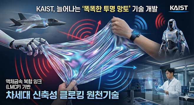 AI로 구현한 투명망토 기술 이미지. KAIST 제공