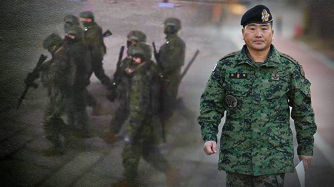 김현태 전 707특임단장과 계엄군 [자료사진]