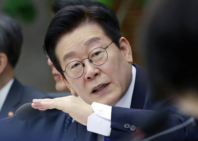 ▲ 이재명 대통령이 16일 정부세종청사에서 열린 국무회의에서 발언하고 있다 [연합뉴스]