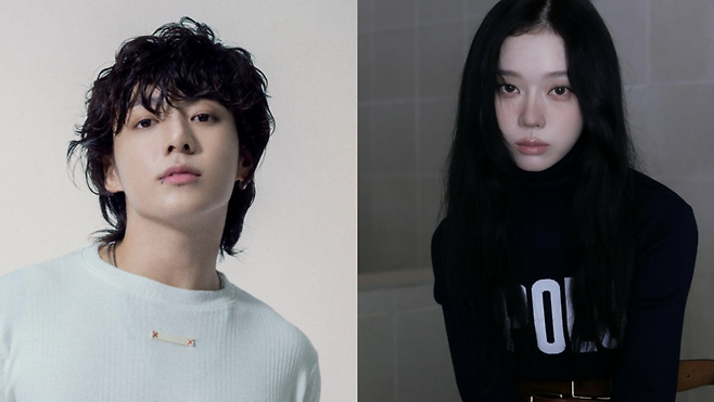 Jungkook of BTS and Winter of Aespa (Big Hit Entertainment, Instagram @imwinter)