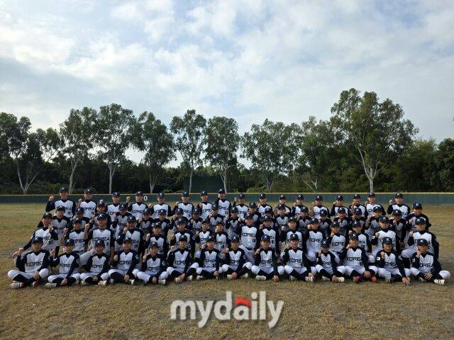 대한유소년야구연맹 20기 대표팀./가오슝(대만)=노찬혁