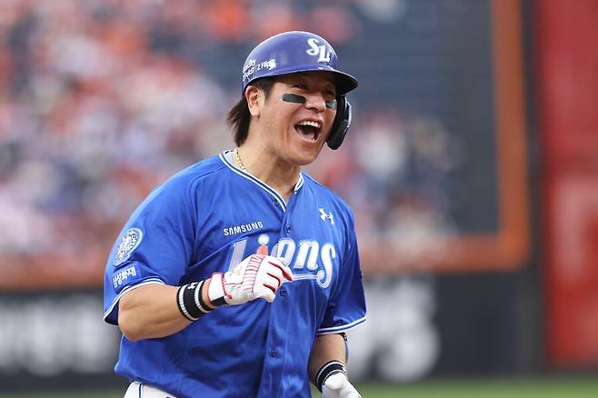 ▲ 강민호 ⓒ삼성 라이온즈