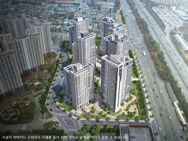 '수지자이 에디시온' 조감도. GS건설 제공