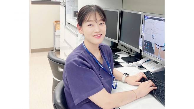 배낭경 인천성모병원 간호사. 뉴시스