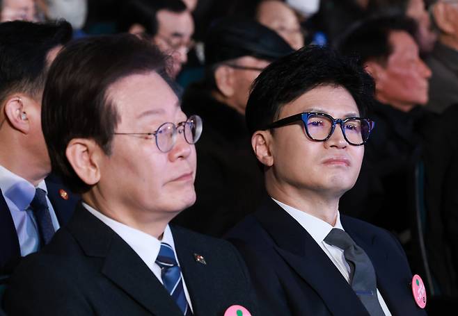 이재명 대통령과 한동훈 전 국민의힘 대표 [연합뉴스]