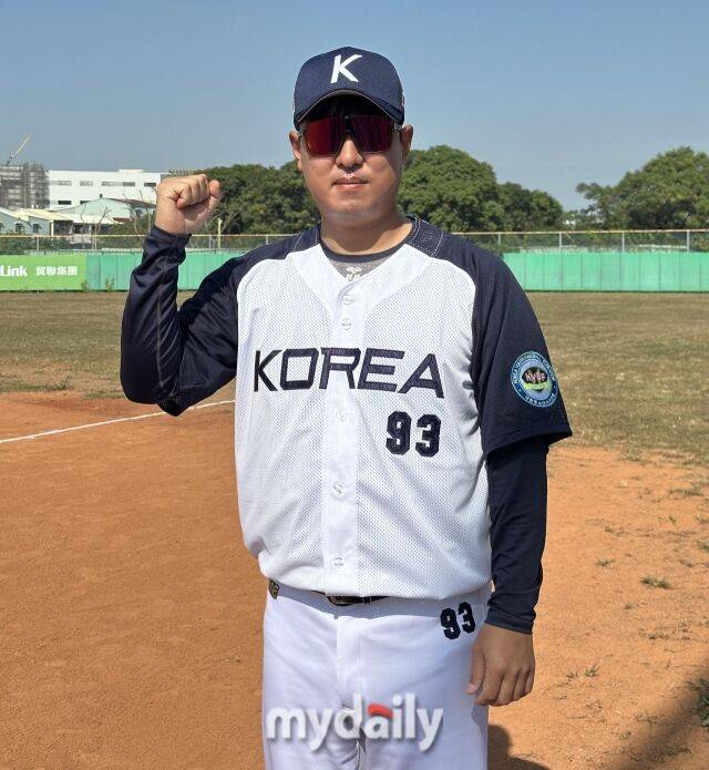 대한유소년야구연맹 20기 꿈나무D대표팀 박상규 감독(대전서구유소년야구단)./타이난(대만)=노찬혁 기자