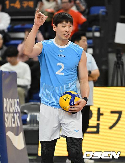 [OSEN=부산, 이석우 기자] 대한항공 한선수 109 2025.12.12 / foto0307@osen.co.kr