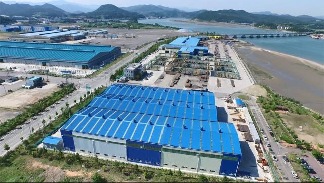 포스코모빌리티솔루션 광양1공장 전경. 사진제공=포스코모빌리티솔루션
