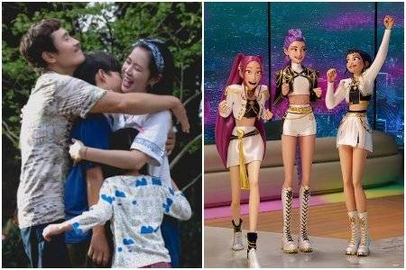 영화 ‘어쩔수가없다’·‘케이팝 데몬 헌터스’ 스틸, 사진제공｜CJ ENM·넷플릭스