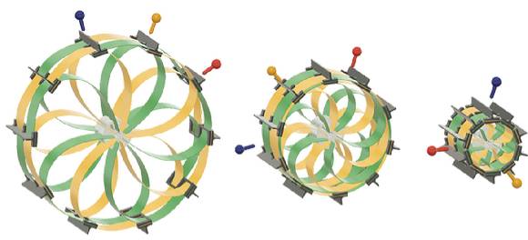 이번에 개발한 바퀴는 지형에 따라 커졌다 작아졌다를 할 수 있다 [사진=KAIST]