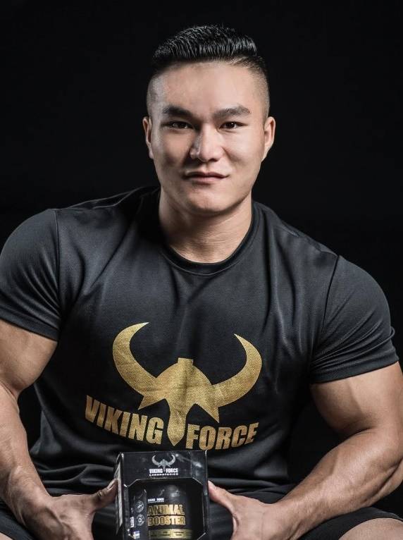 중국 보디빌더 왕쿤 [소셜미디어 갈무리]