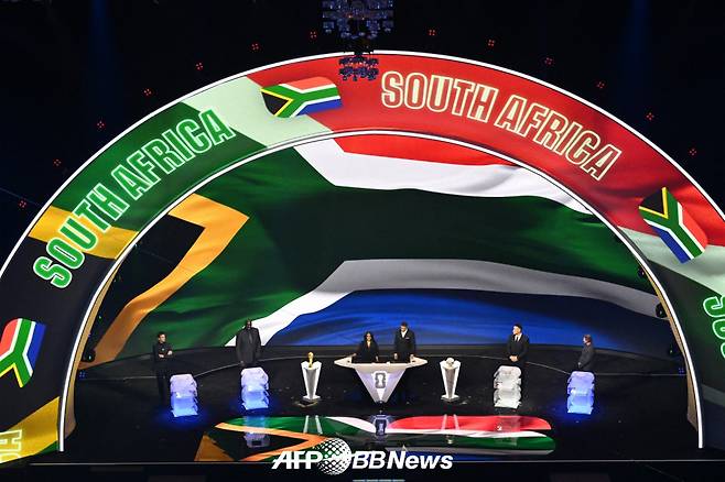 지난 2026 FIFA 북중미 월드컵 조 추첨식 당시 모습. /AFPBBNews=뉴스1