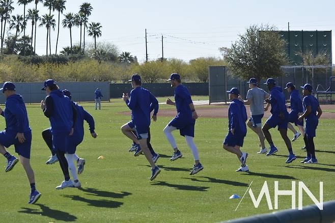 (마이너리그 선수들이 운동을 하고 있다. 기사내용과 무관)