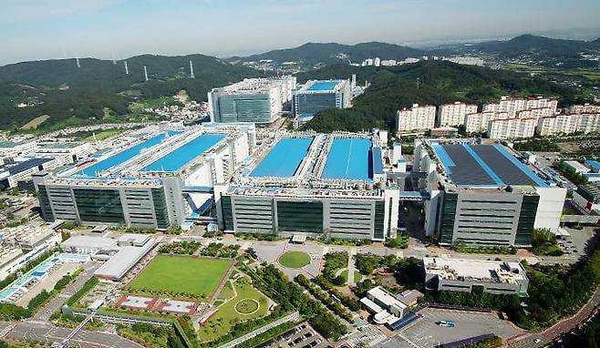 충남 아산시 삼성디스플레이 공장 전경./삼성디스플레이 제공