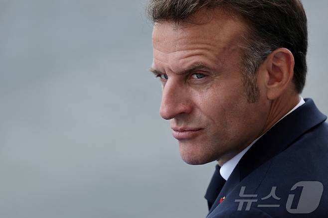 에마뉘엘 마크롱 프랑스 대통령. 2025.07.14 ⓒ 로이터=뉴스1 ⓒ News1 이지예 객원기자