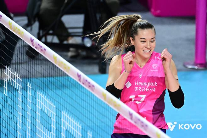 흥국생명 레베카. KOVO 제공