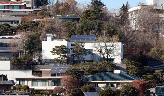 이명희 신세계그룹 총괄회장의 서울 용산구 한남동 자택 모습. 연합뉴스