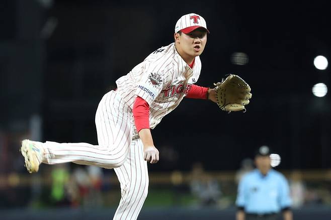 ▲ 트레이드 이후 기대만큼의 활약을 하지 못한 김시훈은 내년 반등이 기대되는 기대주 중 하나다 ⓒKIA 타이거즈