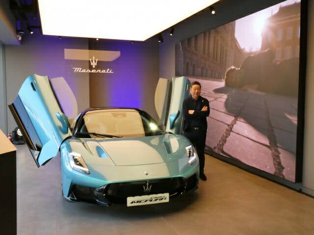 MC푸라와 다카유키 기무라 마세라티코리아 총괄책임 (사진=지디넷코리아)