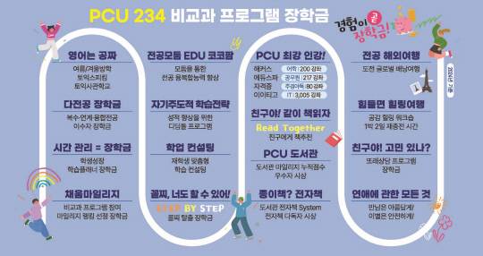 PCU 234 비교과 프로그램 장학금 안내. 배재대 제공