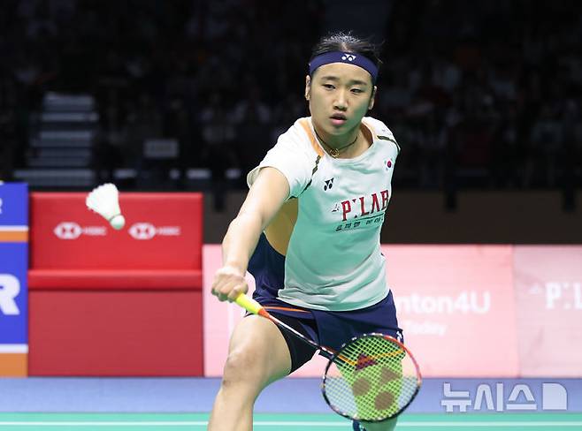[수원=뉴시스] 황준선 기자 = 안세영, 2025 세계배드민턴연맹(BWF) 월드 투어 파이널스 우승. 사진은 지난 9월 코리아오픈 당시. 2025.09.28. hwang@newsis.com