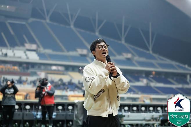 이정효 광주FC 감독. /사진=한국프로축구연맹 제공