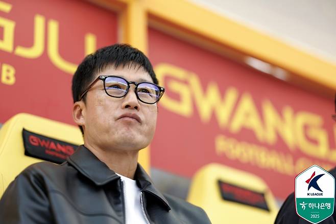 이정효 광주FC 감독. /사진=한국프로축구연맹 제공