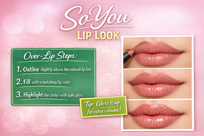 씨스타 소유 ‘오버립 메이크업’