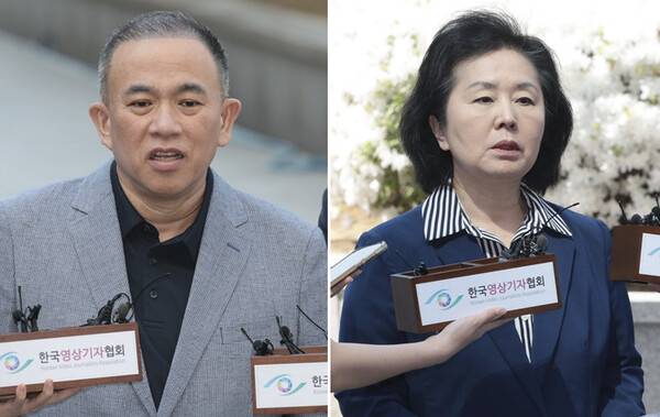 정치 브로커' 명태균 씨와 김영선 전 국민의힘 의원. 연합뉴스