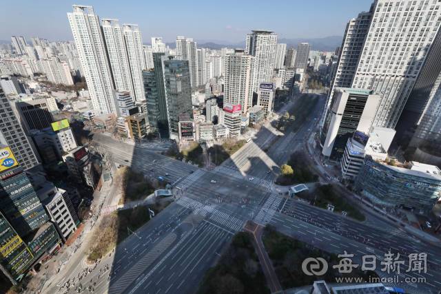 대구 핵심지인 수성구 범어네거리. 매일신문 DB