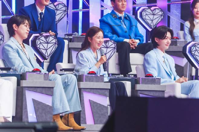 '미스트롯4' 스틸컷. 왼쪽부터 안성훈, 송가인, 김용빈(사진=TV조선)