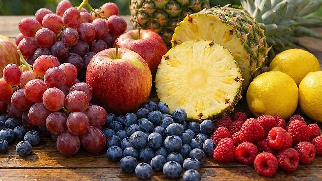 신장 건강 지키는 과일 6가지｜출처: Gemini 생성