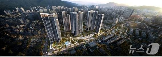 부산 온천5구역 재개발 조감도 (HDC현대산업개발 제공) 뉴스1 ⓒ News1