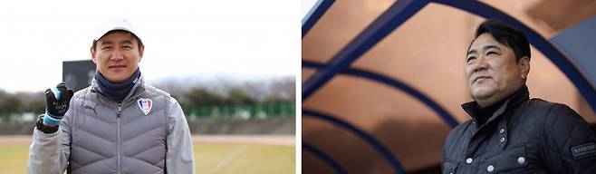 박건하 수원 감독(위 사진)과 김현석 울산 감독