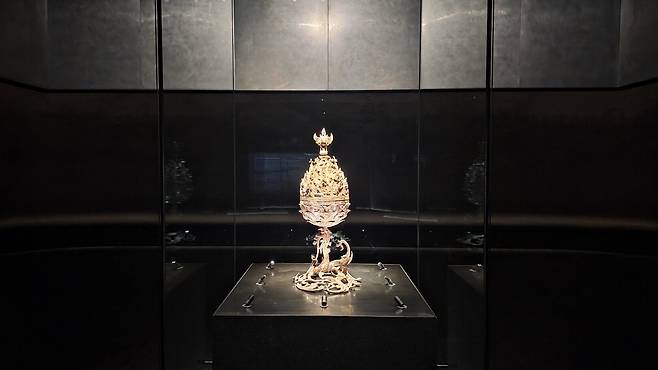 국립부여박물관  '백제대향로관' 전시실의 모습.  국립부여박물관