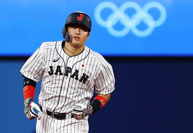무라카미 무네타카가 시카고 화이트삭스와 2년 총액 3400만달러에 계약했다. 사진은 2021년 월드배이스볼클래식에 일본 대표로 출전한 무라카미 무네타카. /사진=로이터